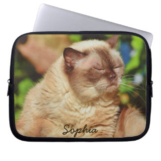 Funny Sleepy Cat&For Kitten Lovers  Laptop Sleeve