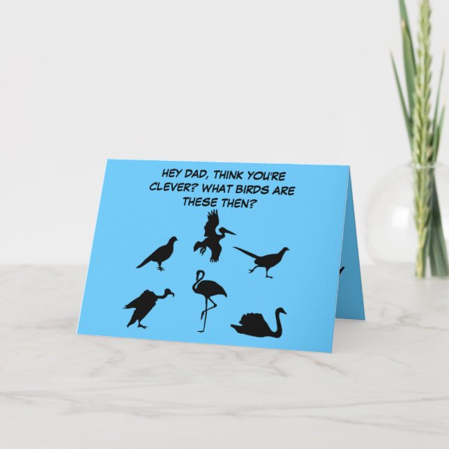 Funny,slightly rude Father's Day Card (Front)