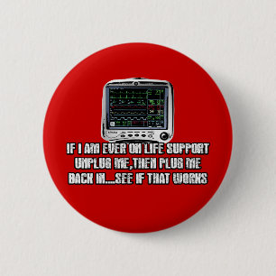 Funny slogan 2 inch round button