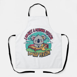 funny slogan apron