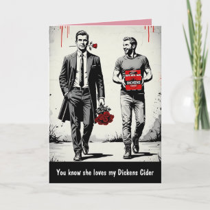 Funny slogan Valentine's Day card