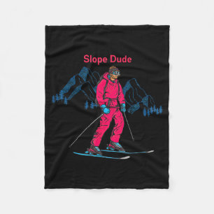 Funny Slope Dude Algebra Geometry Middle School Ma Fleece Blanket