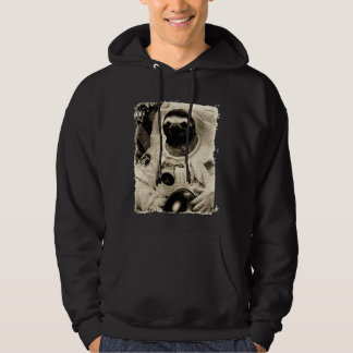 Funny Sloth Astronaut Mashup Vintage Hoodie