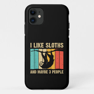 Funny Sloth Design For Sloth Lover Men Women Kids iPhone 11 Case
