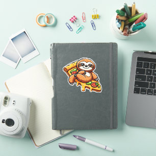 Funny Sloth eating Pizza, Kawaii Animal Lover Clas