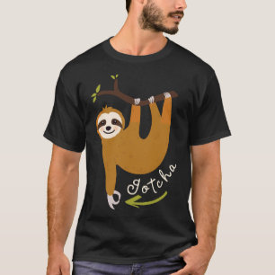 Funny Sloth Finger Circle Game Prank T-Shirt