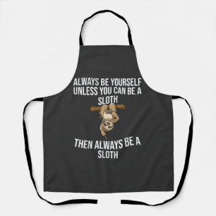 Funny Sloth Gift for Women Girls Boys Kids Cool Sl Apron