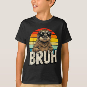 Funny Sloth Graphic Meme Lover Bruh Sloth Lovers  T-Shirt