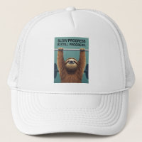 Funny Sloth Gym Motivation Poster - Slow Progress