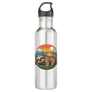 Funny Sloth Hiking Classic T-Shirt_1 710 Ml Water Bottle