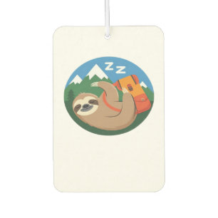 Funny Sloth Hiking Classic T-Shirt_2 Air Freshener