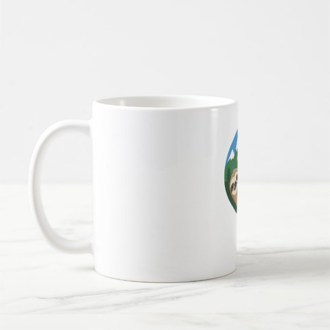 Funny Sloth Hiking Classic T-Shirt_2 Coffee Mug (Left)