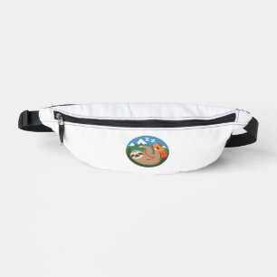 Funny Sloth Hiking Classic T-Shirt_2 Fanny Pack