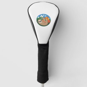 Funny Sloth Hiking Classic T-Shirt_2 Golf Head Cover