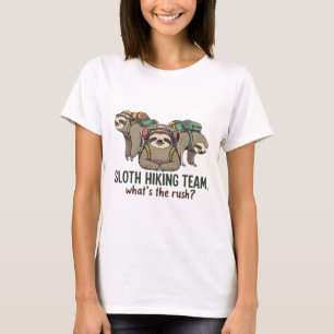 Funny Sloth Hiking Classic T-Shirt_5 T-Shirt