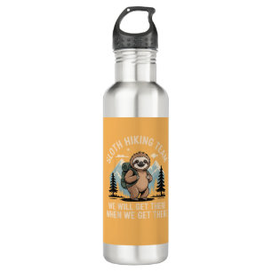 Funny Sloth Hiking T-Shirt_2 710 Ml Water Bottle