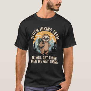 Funny Sloth Hiking T-Shirt_2 T-Shirt