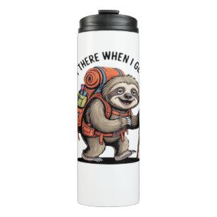 Funny Sloth Hiking Team - Slow and Steady Classic  Thermal Tumbler