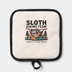 Funny Sloth Hiking - This funny sloth hiking gift  Pot Holder