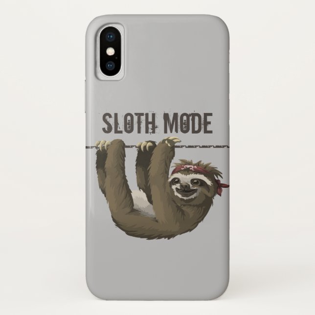 Funny Sloth Mode Phone Case (Back)