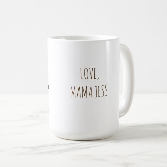 Funny Sloth Mom "Nap Like a Sloth" Cute Mom Gift Coffee Mug (Front Right)