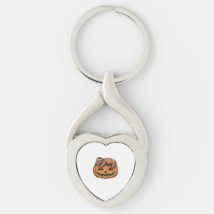Funny Sloth on Halloween Pumpkin Essential T-Shirt Keychain