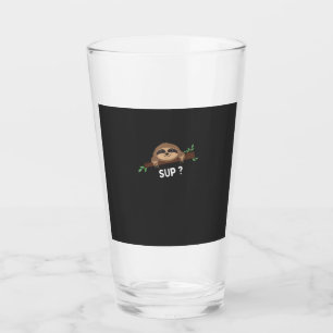 Funny Sloth Saying _ Sloth Costume _ Pet Animal Sl Glass