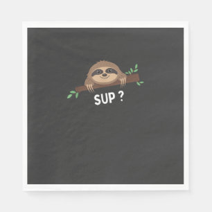 Funny Sloth Saying _ Sloth Costume _ Pet Animal Sl Napkin