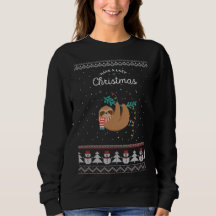 Funny Sloth sweatshirt de Noël
