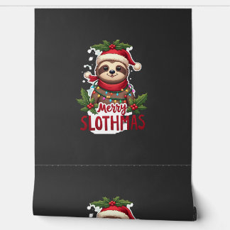 Funny Sloth Xmas Lights Merry Slothmas Sloth Chris Wallpaper