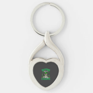 Funny Sloths Are My Lucky Charms Sloth St Patrick' Keychain