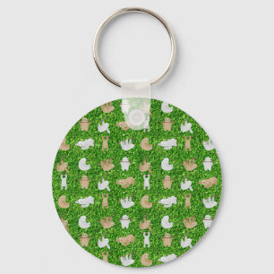 funny sloths keychain