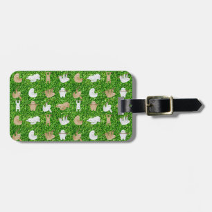 funny sloths luggage tag