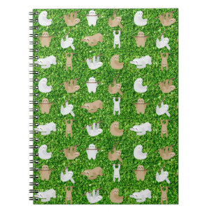 funny sloths notebook