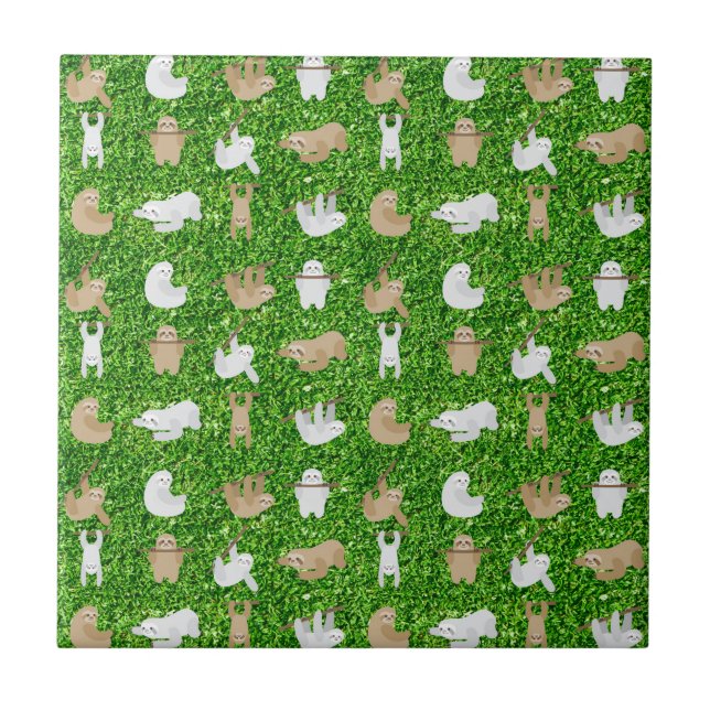 funny sloths tile (Front)