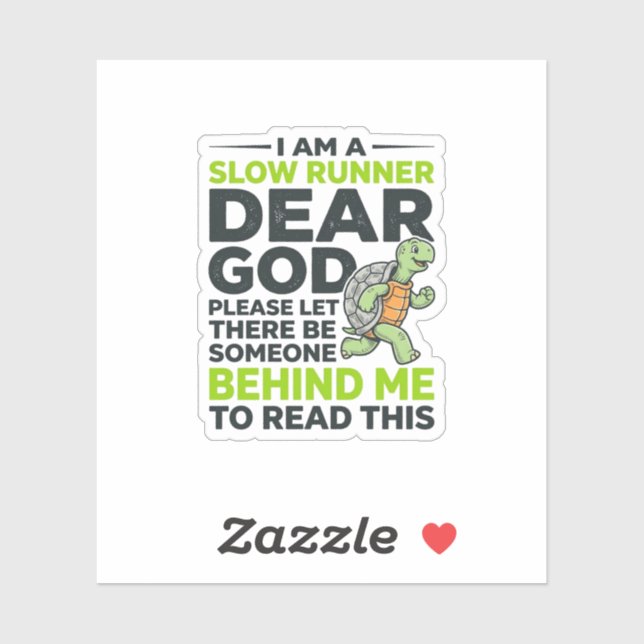 Funny Slow Runner Turtle Quote Vintage Engraving D (Sheet)
