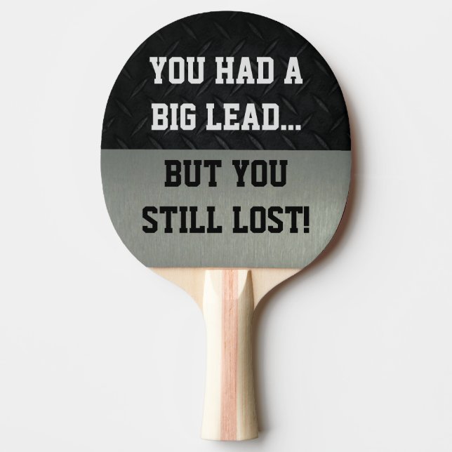 Funny Smack Talk Ping Pong Paddle (Front)