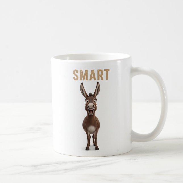 Funny Smart Donkey Mug (Right)