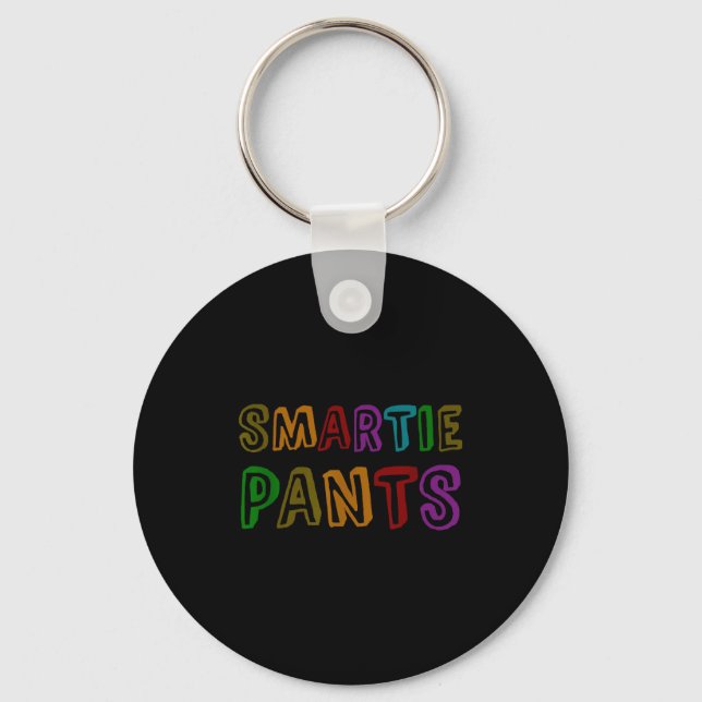 Funny Smartie Pants S College Kids Six Seven Rocks Keychain (Front)