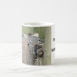 Funny Smiling Zebra Coffee Mug