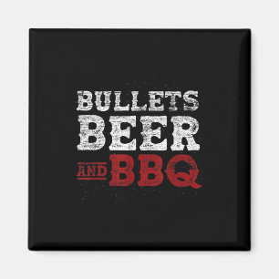 Funny Smoked Meat Beer Lover Grilling Steak Barbec Magnet