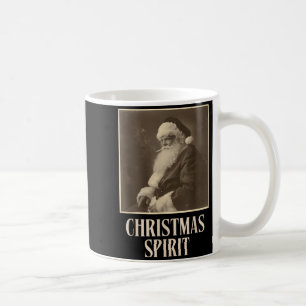 Funny Smoking Santa Claus Christmas Srit Vintage  Coffee Mug