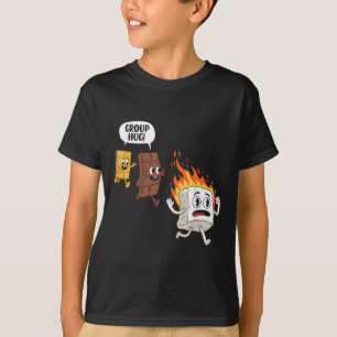Funny Smores Camping Roasting Outdoor Adventure Lo T-Shirt