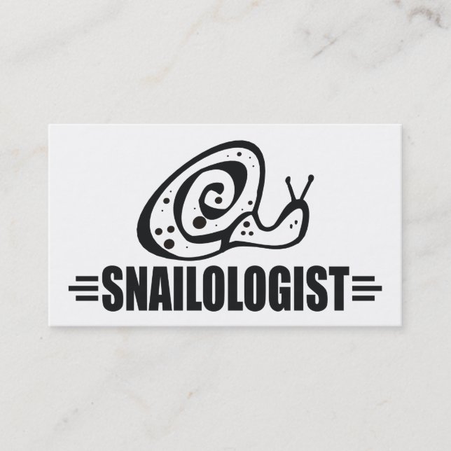 Funny Snail Business Card (Front)