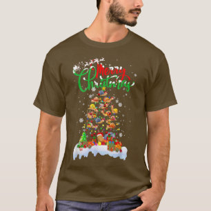 Funny Snail Christmas Tree Clothing Holiday Animal T-Shirt