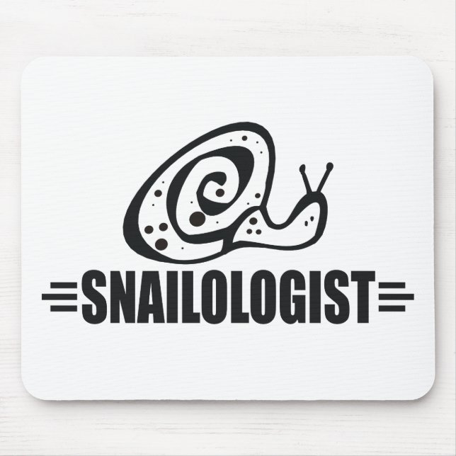 Funny Snail Mouse Pad (Front)