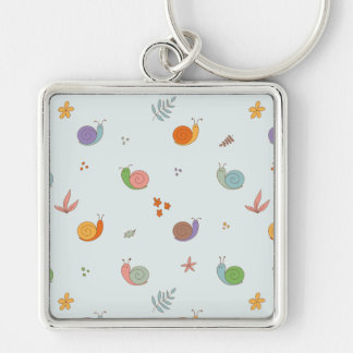 Funny snails keychain