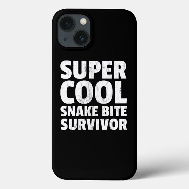 Funny Snake Bite Survivor Recovery Get Well Humor  Case-Mate iPhone Case (Back)
