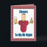 Funny Snarky Cartoon Husband Boyfriend Birthday Card<br><div class="desc">Does your husband or boyfriend appreciate a good laugh?  This funny and snarky card can be personalized with his name and message to add a custom touch!</div>