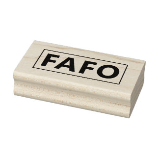 Funny Snarky Wood Art Stamp | Work Humour